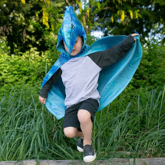 Pterodactyl Hooded Cape - Size 4-5
