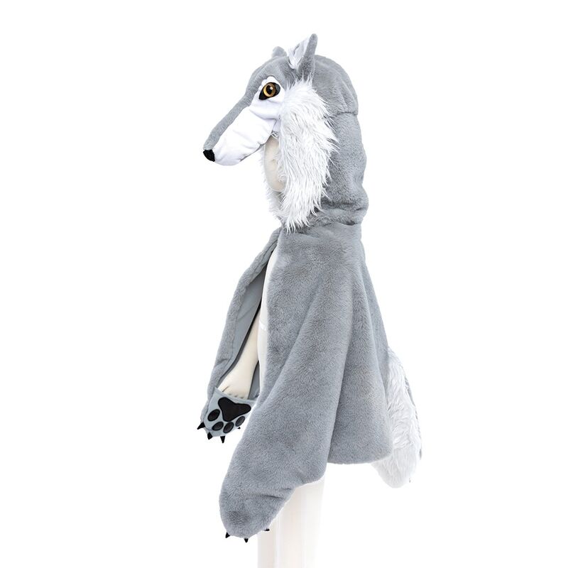 Woodland Storybook Wolf Cape Size 4-6