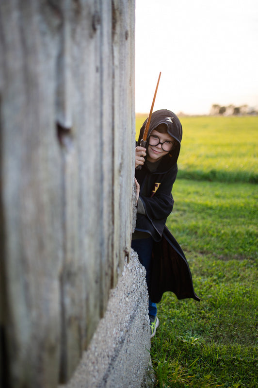 Wizard Cloak with Glasses - Size 5-6