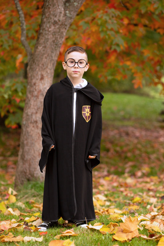 Wizard Cloak with Glasses - Size 5-6
