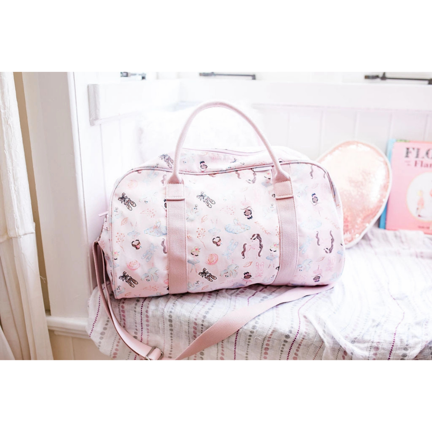Harper Bee Weekend Duffel Bag – Pink Ballerina or Soccer Star