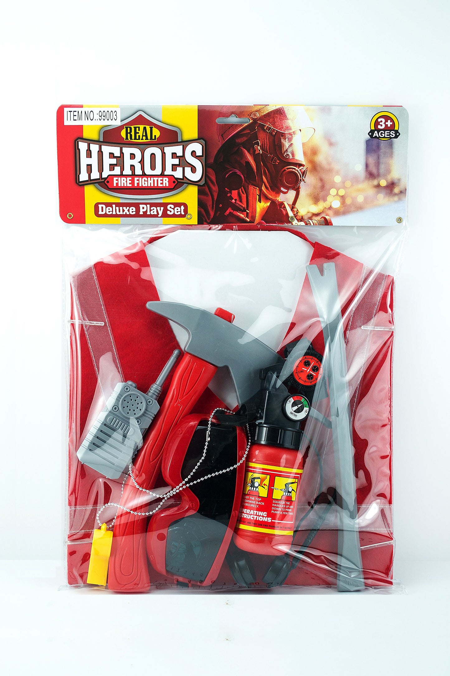 Firefighter Deluxe Play Set – Real Heroes