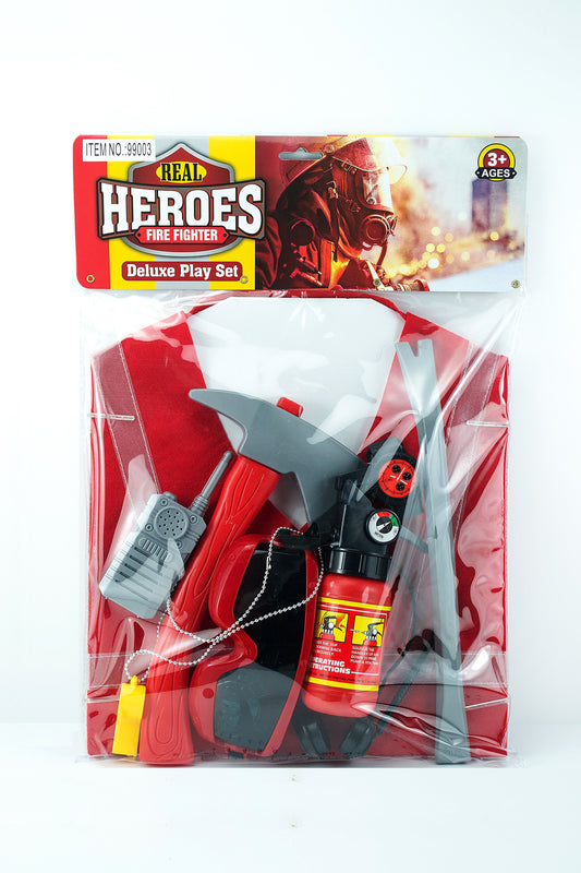 Firefighter Deluxe Play Set – Real Heroes