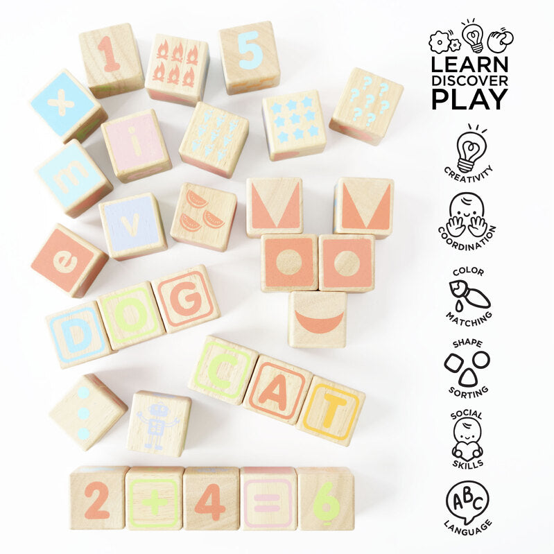 Petilou ABC Wooden Blocks