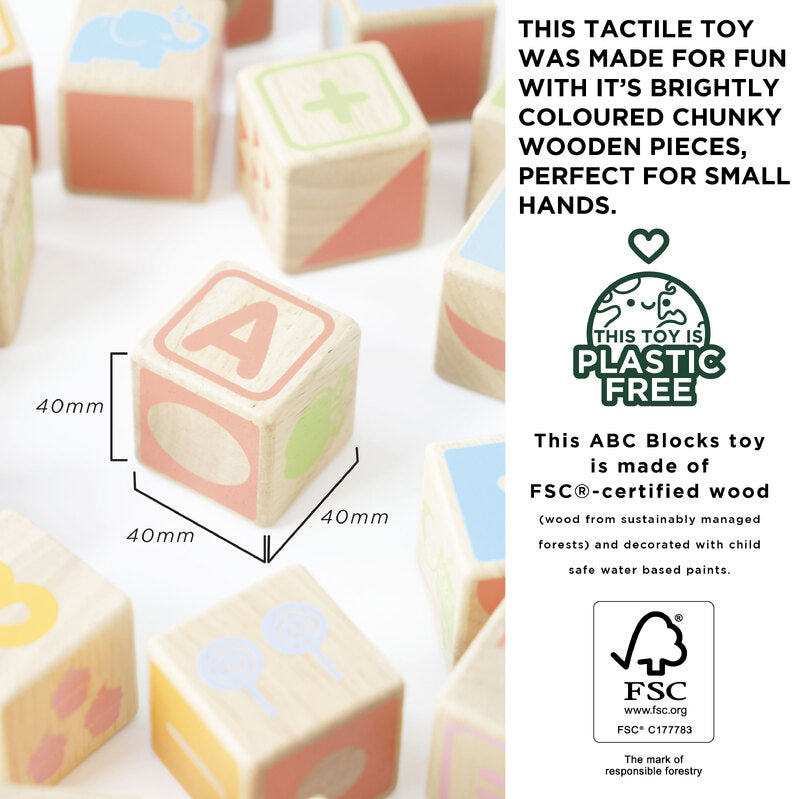 Petilou ABC Wooden Blocks