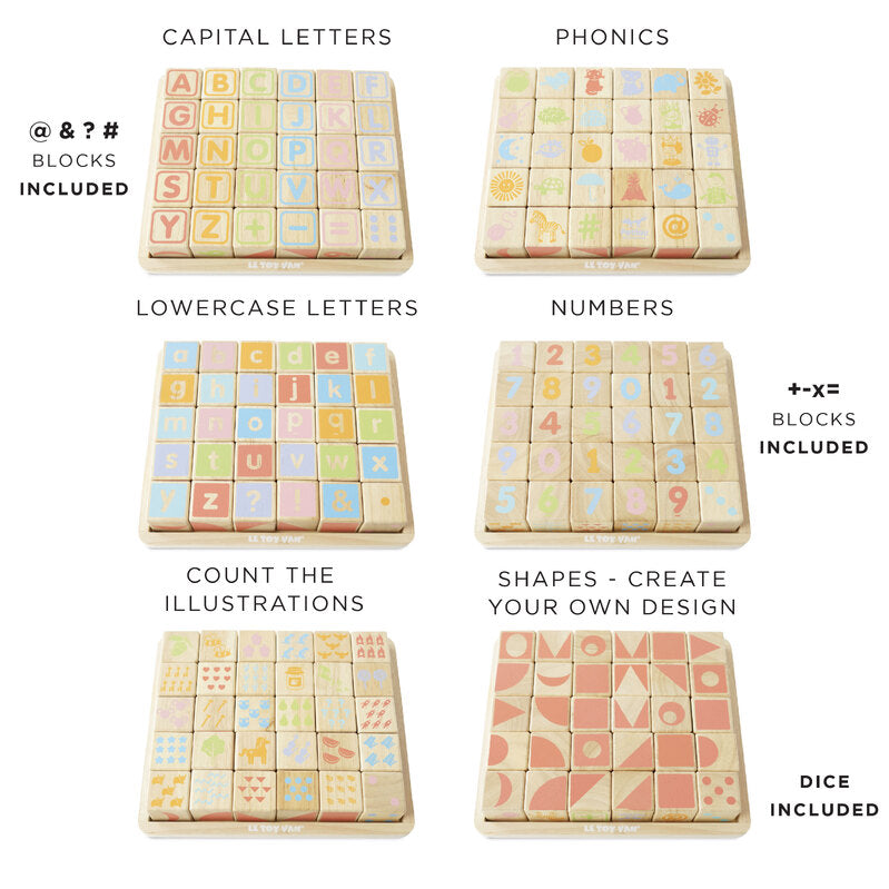 Petilou ABC Wooden Blocks