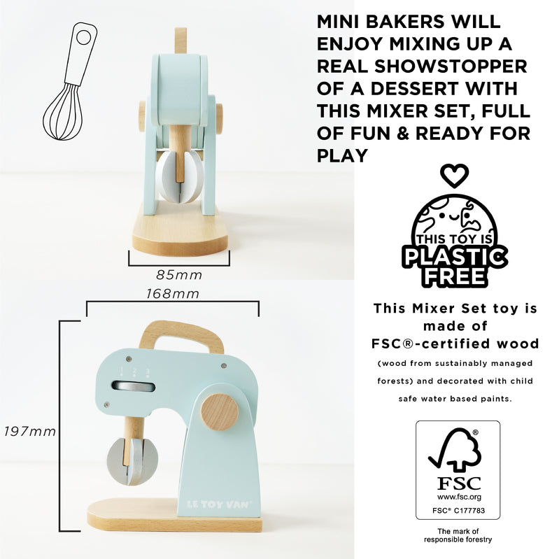 Bakers Mixer Set and Accessories - 8 Piece