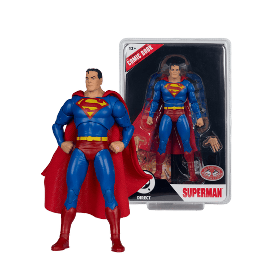 DC Direct – Superman (Justice) 7 Inch Chase Figure with Comic
