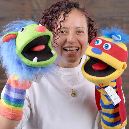 Sockettes Puppet - Rainbow