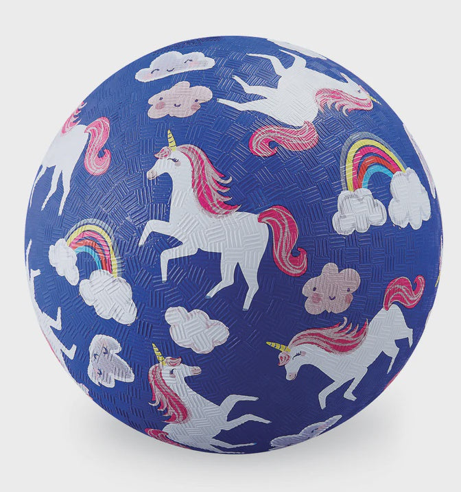 7 inch Playground Ball - Unicorn (Purple)