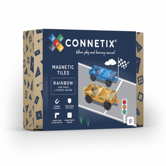 Connetix Rainbow Car Pack 2 piece