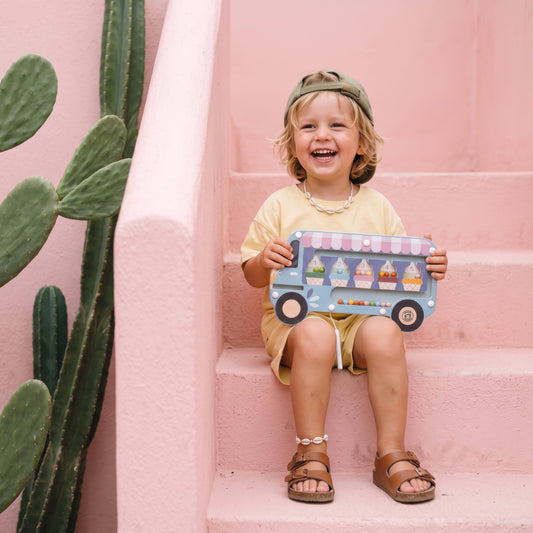 Wooden Ice Cream Magnetic Maze