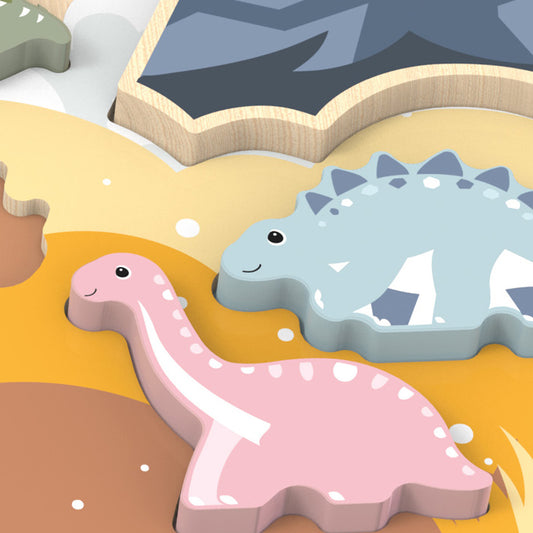 Wooden Dinosaur Chunky Puzzle