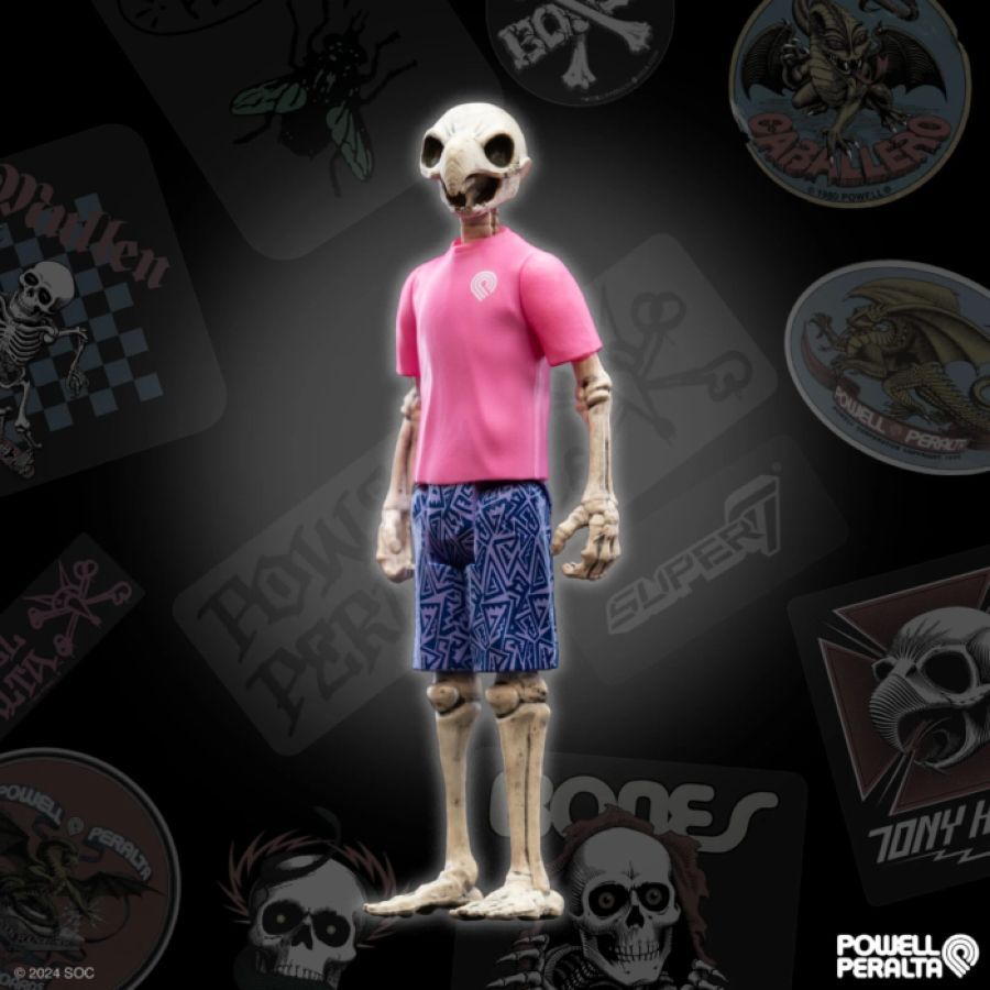 Powell Peralta - Tony Hawk (Mt. Trashmore '85) ReAction 3.75" Action Figure