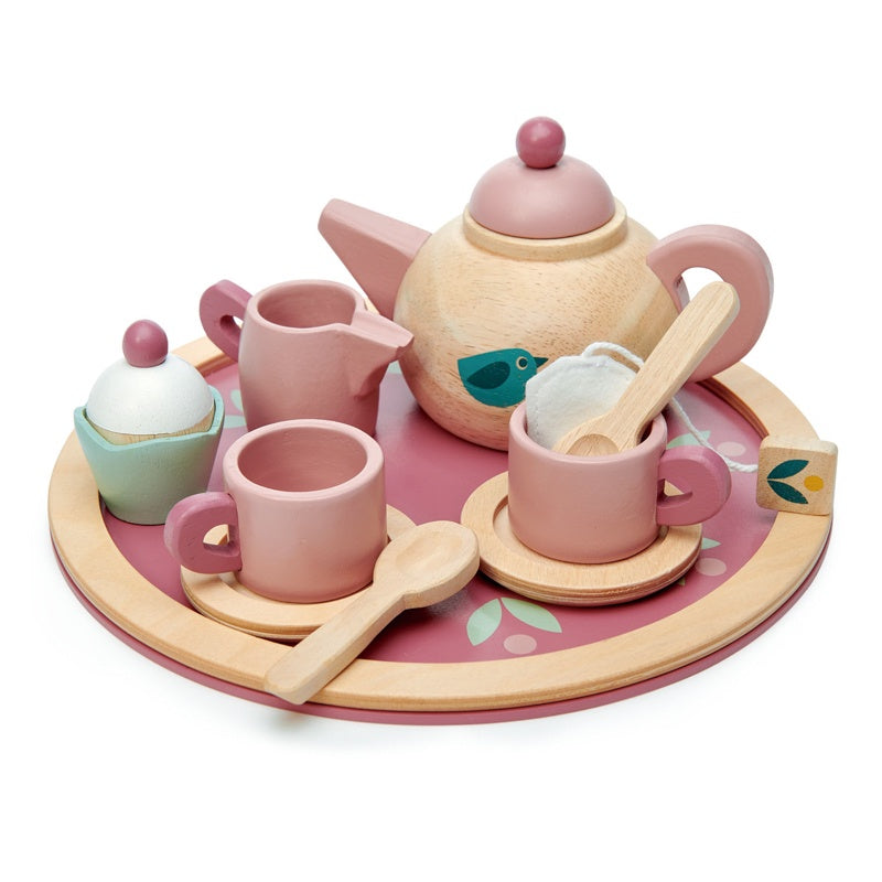 Tender Leaf Toys Birdie Tea Set – Wooden Pretend Play Set
