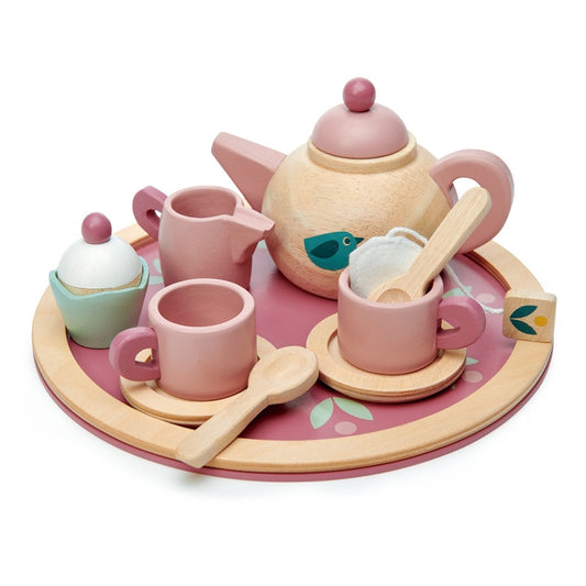 Tender Leaf Toys Birdie Tea Set – Wooden Pretend Play Set