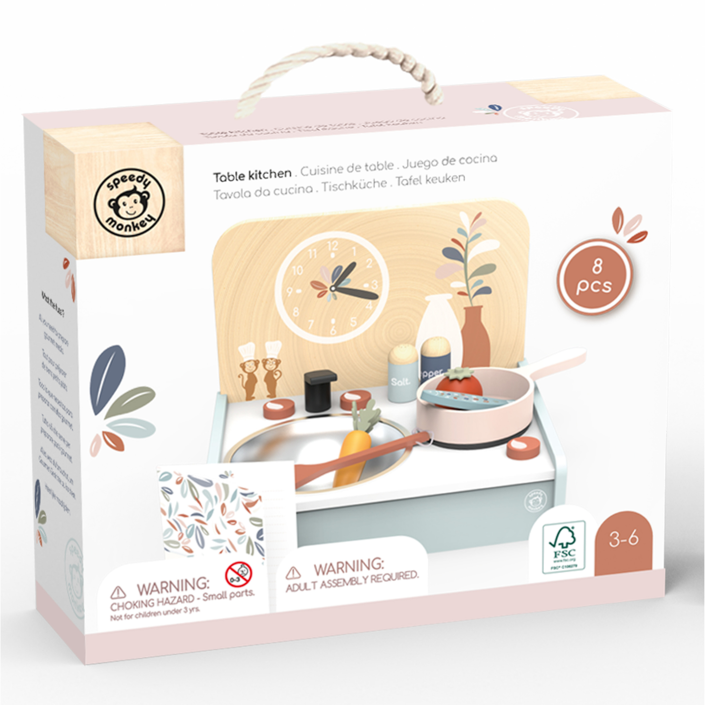 Table Kitchen with 8 accessories