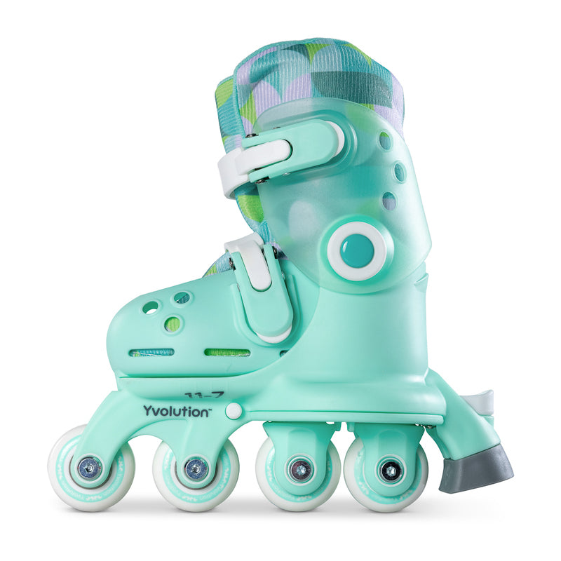 Yvolution Twista Skates – 2-in-1 Adjustable Learner & Inline Skates