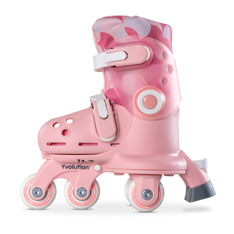 Yvolution Twista Skates – 2-in-1 Adjustable Learner & Inline Skates