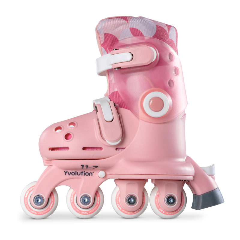 Yvolution Twista Skates – 2-in-1 Adjustable Learner & Inline Skates