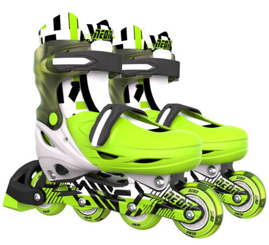 Yvolution Neon Inline Skates – Adjustable LED Skates