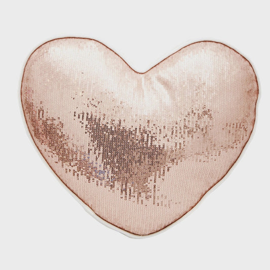 Harper Bee Cushion - Rose Gold Sequins