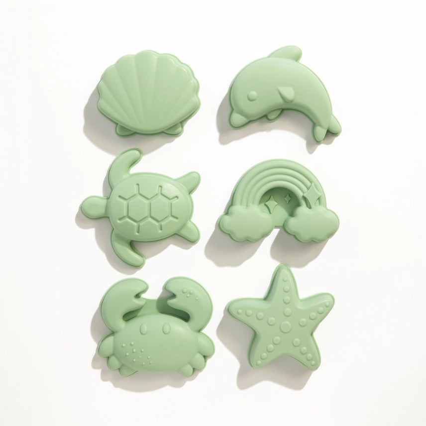 8pc Silicone Bucket Set