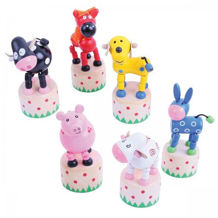Farm Animal Push-Ups (Wooden)