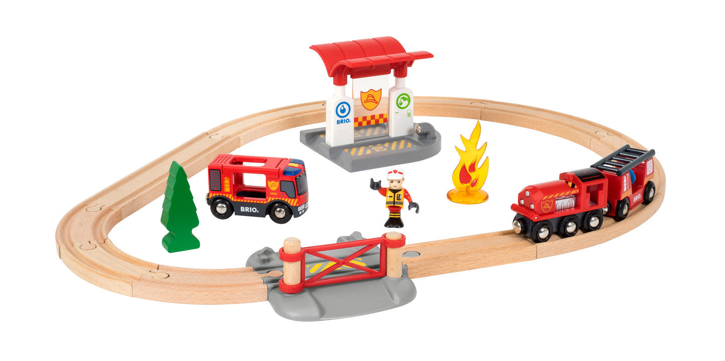 BRIO - Firefighter Set (18 pieces)