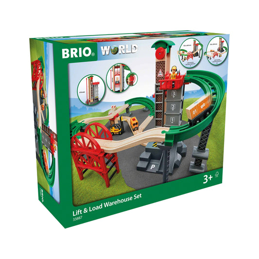 BRIO - Lift and Load Warehouse Set (32 pcs)