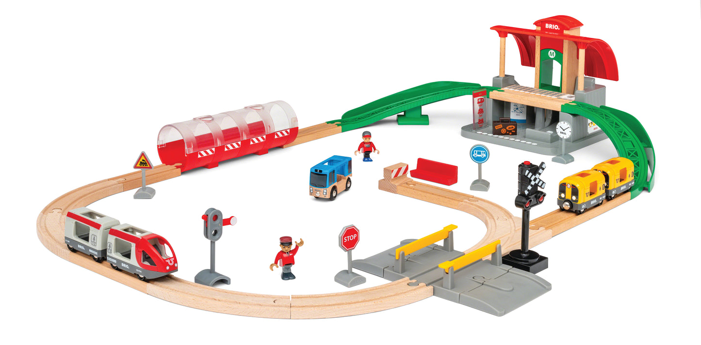 BRIO - Central Station Set (37 pieces)