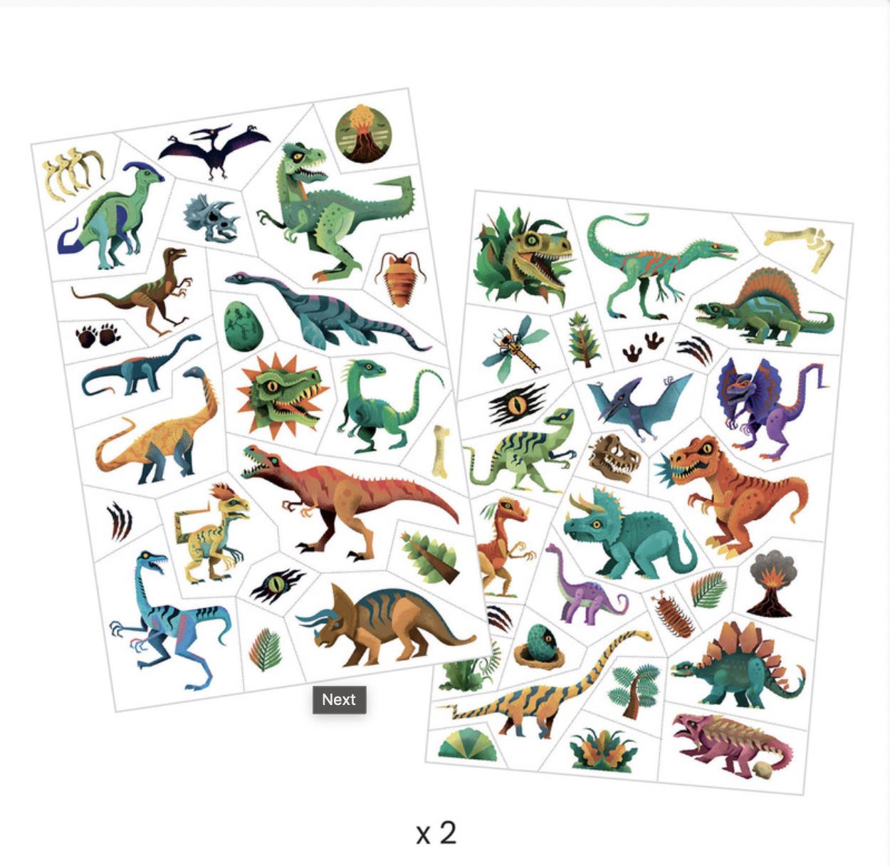Temporary Tattoos | Dino Club