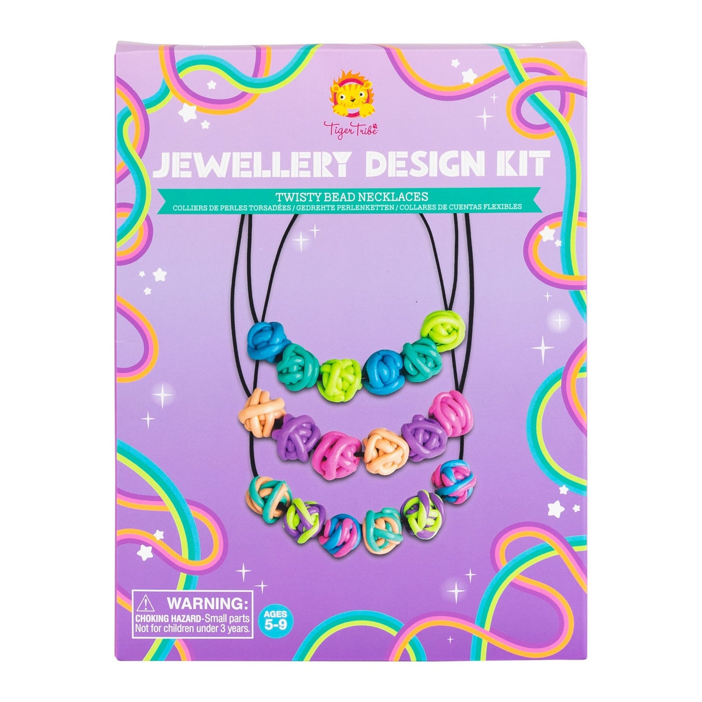Jewellery Design Kit - Twisty Bead Necklaces
