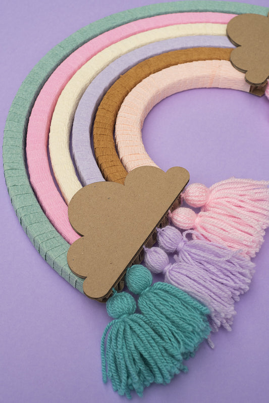 DIY Rainbow Wall Hanging | Sweet Lavender