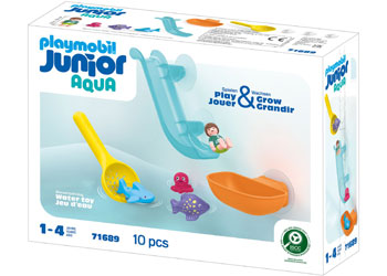 Playmobil - JUNIOR AQUA: Water Slide-Sea Animal – product view 2