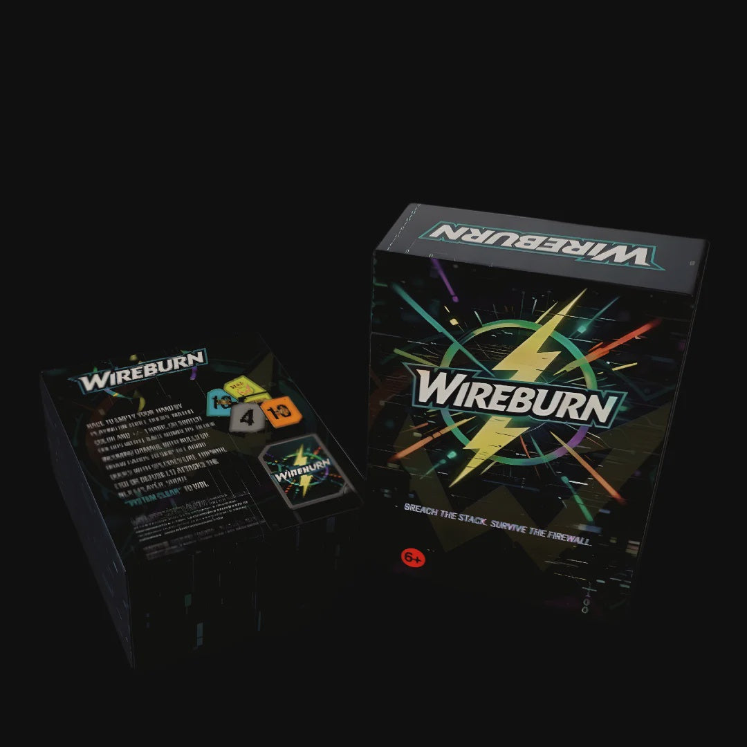 Wireburn – Cyberpunk Strategy Card Game (2–6 Players)