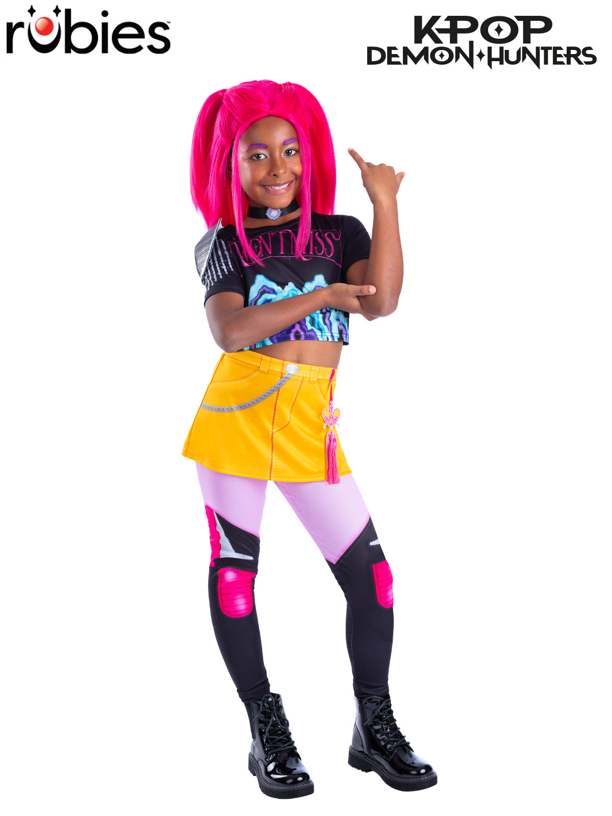 K-Pop Demon Hunters Mira Costume – Child – original Rubie’s supplier image