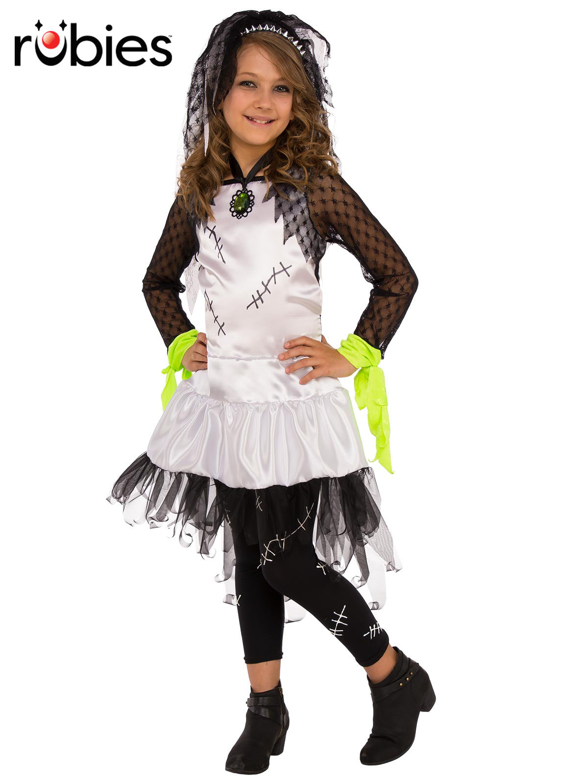 Monster Bride Costume – Child – original Rubie’s supplier image