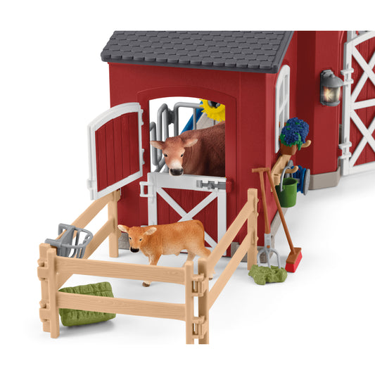 Schleich - Red Barn with Animals & Accessories