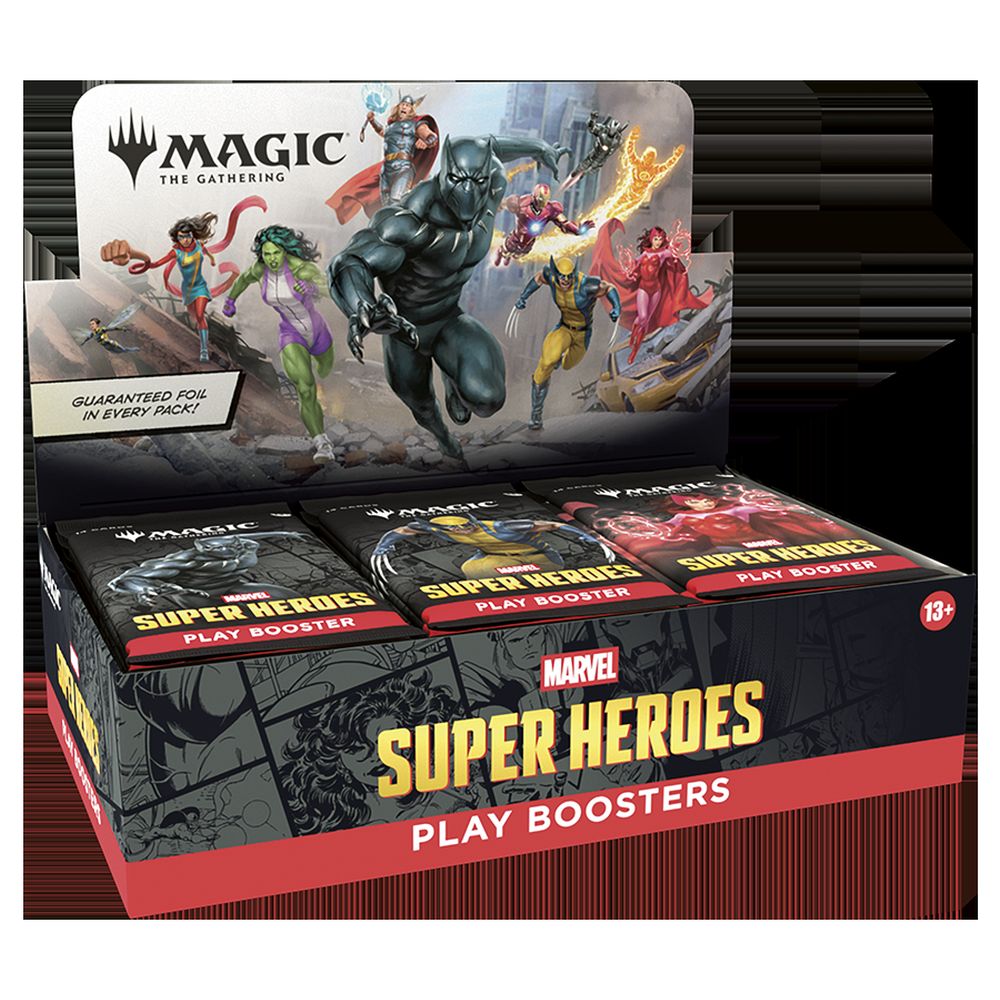 Magic: The Gathering – Marvel Super Heroes – Play Booster Box (30 Packs)