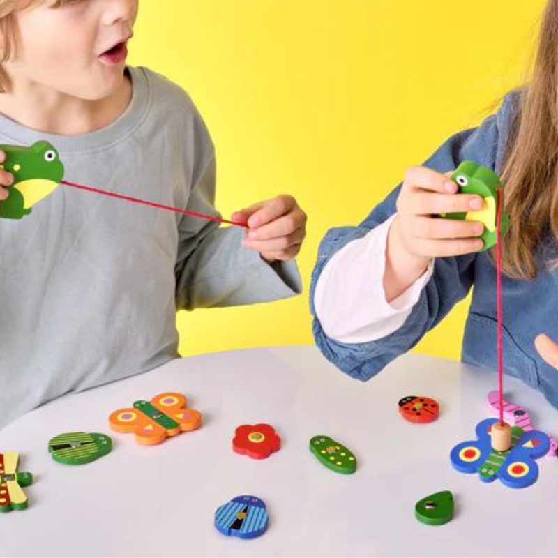 Catch a Bug Wooden Fishing Game