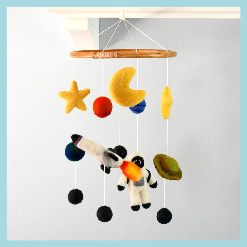 Hanging Mobile | Outer Space, Rocket & Astronaut