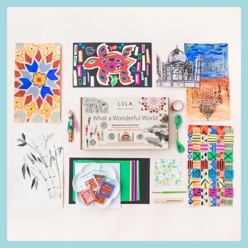 LOLA Art Box for Children | What A Wonderful World