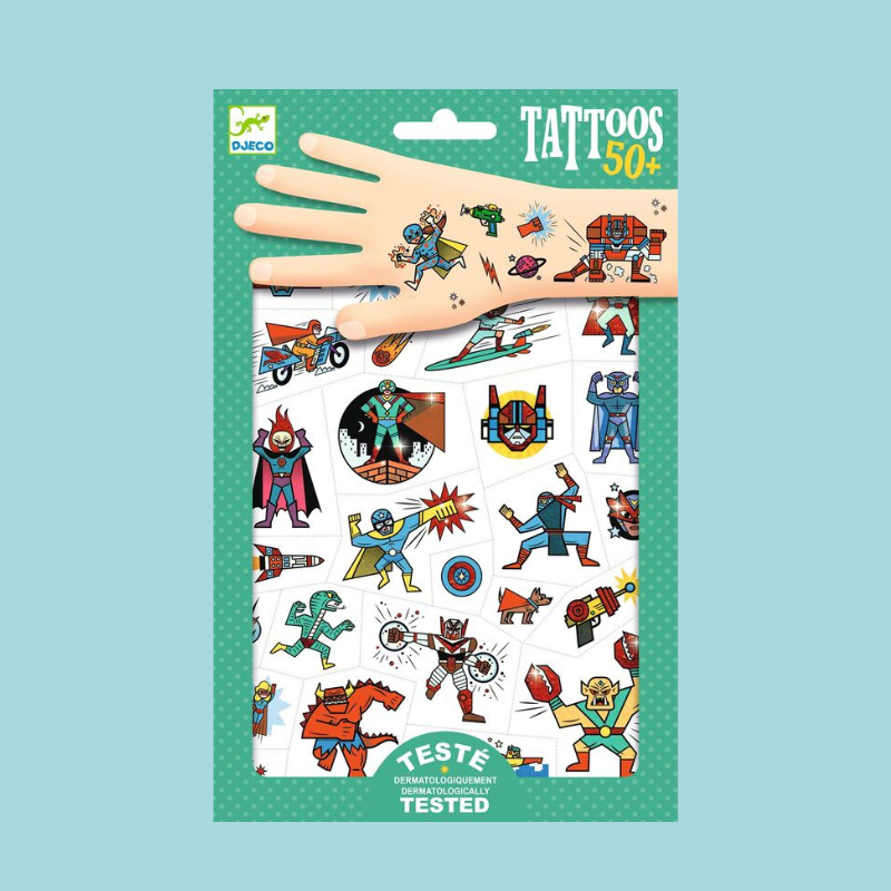 Temporary Tattoos | Heroes v Villains