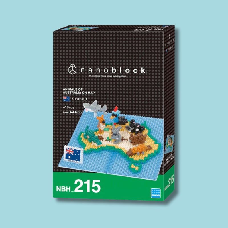 nanoblock Animals of Australia Map