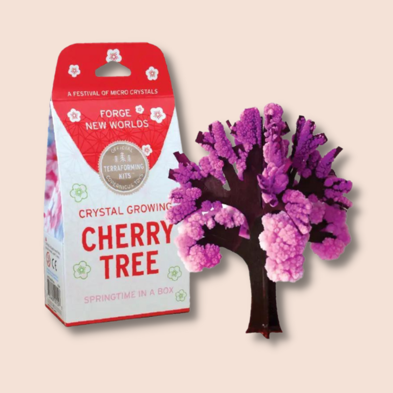 Crystal Growing Cherry Tree