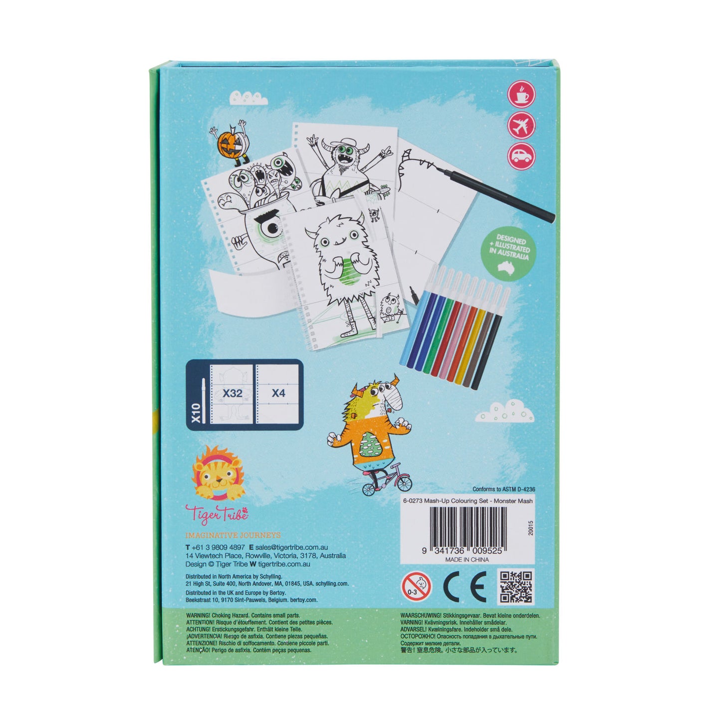 Mash Up Colouring Set - Monsters