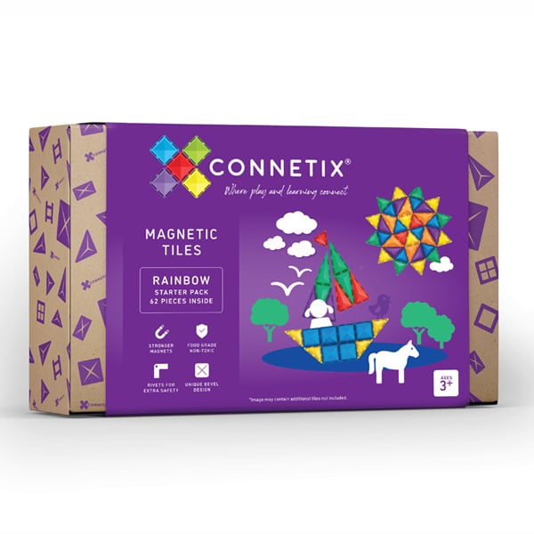 Connetix Rainbow Starter Pack (60 Piece)