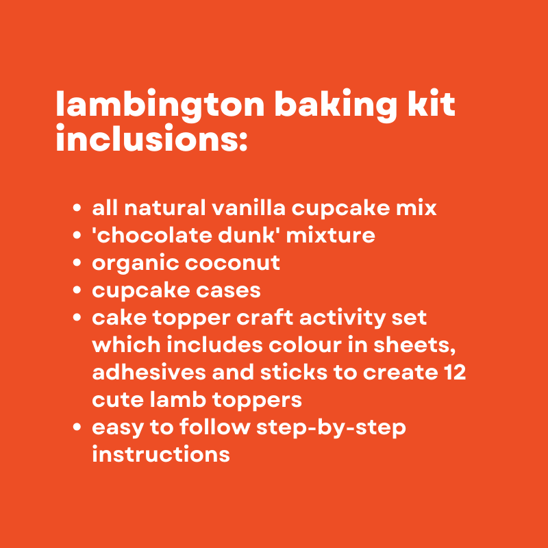 Lambingtons Baking & Craft Kit