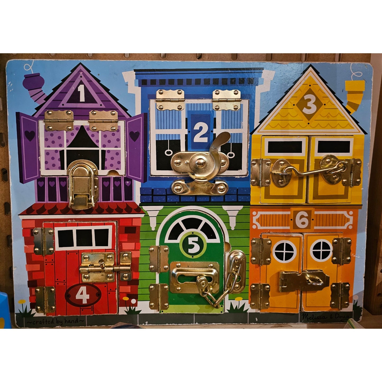 Melissa & Doug Wooden Latches Board (Second Play)